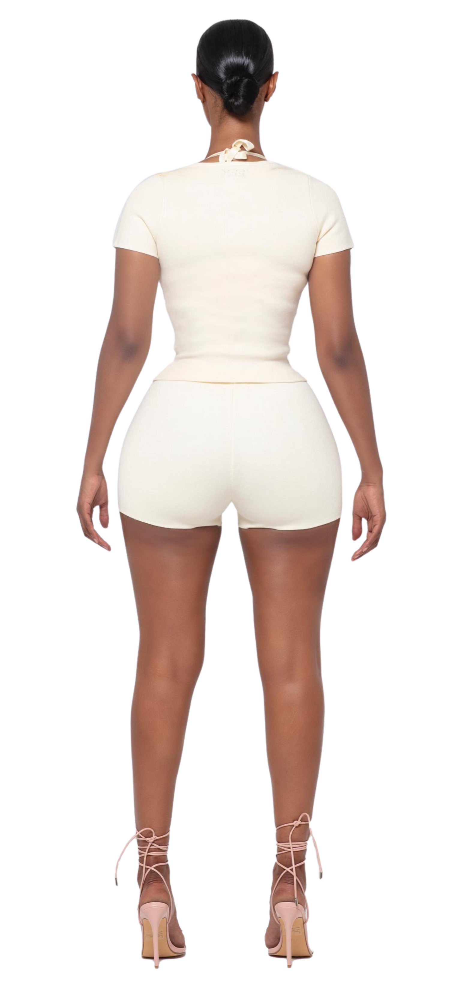 YUZU CREAM SHORTS