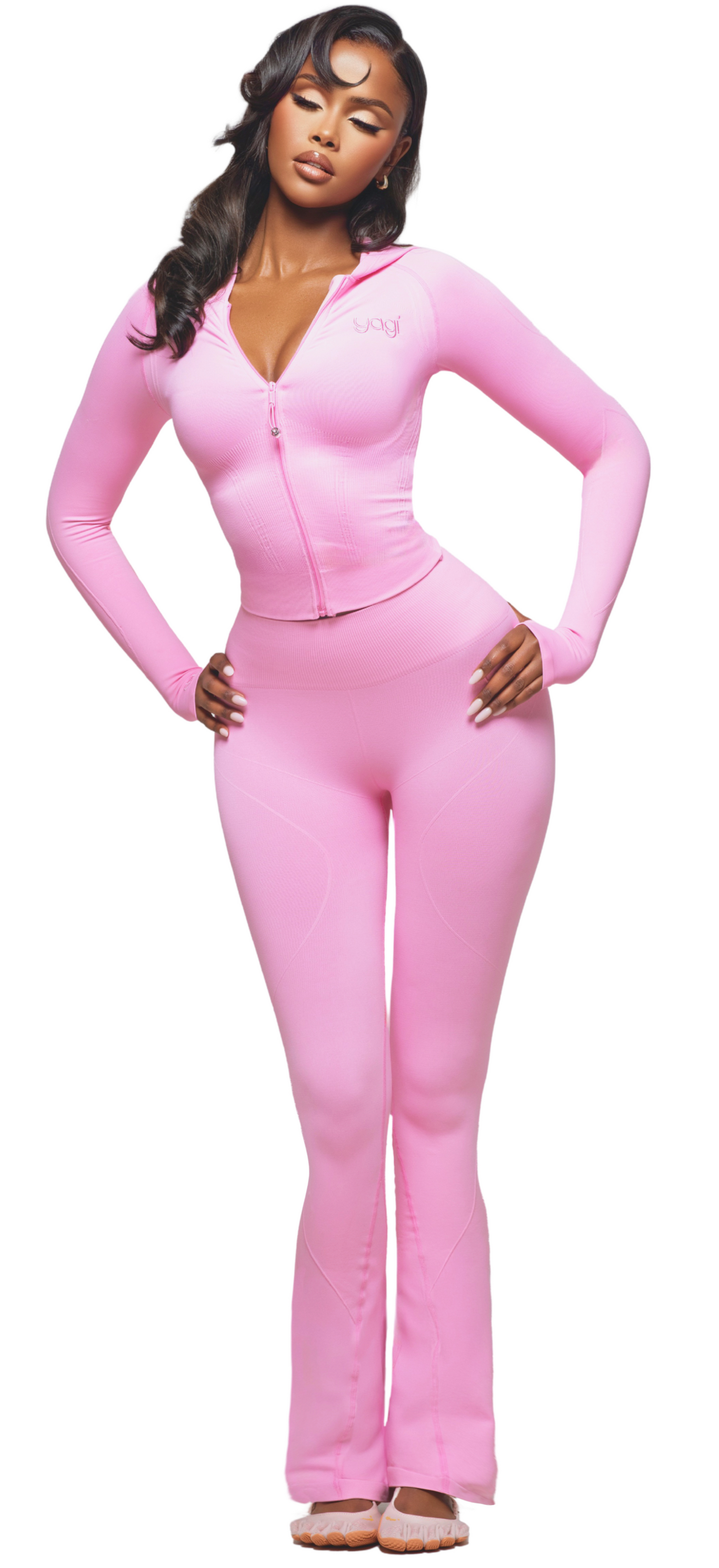 SCULPT BLUSH FLARE LEGGINGS