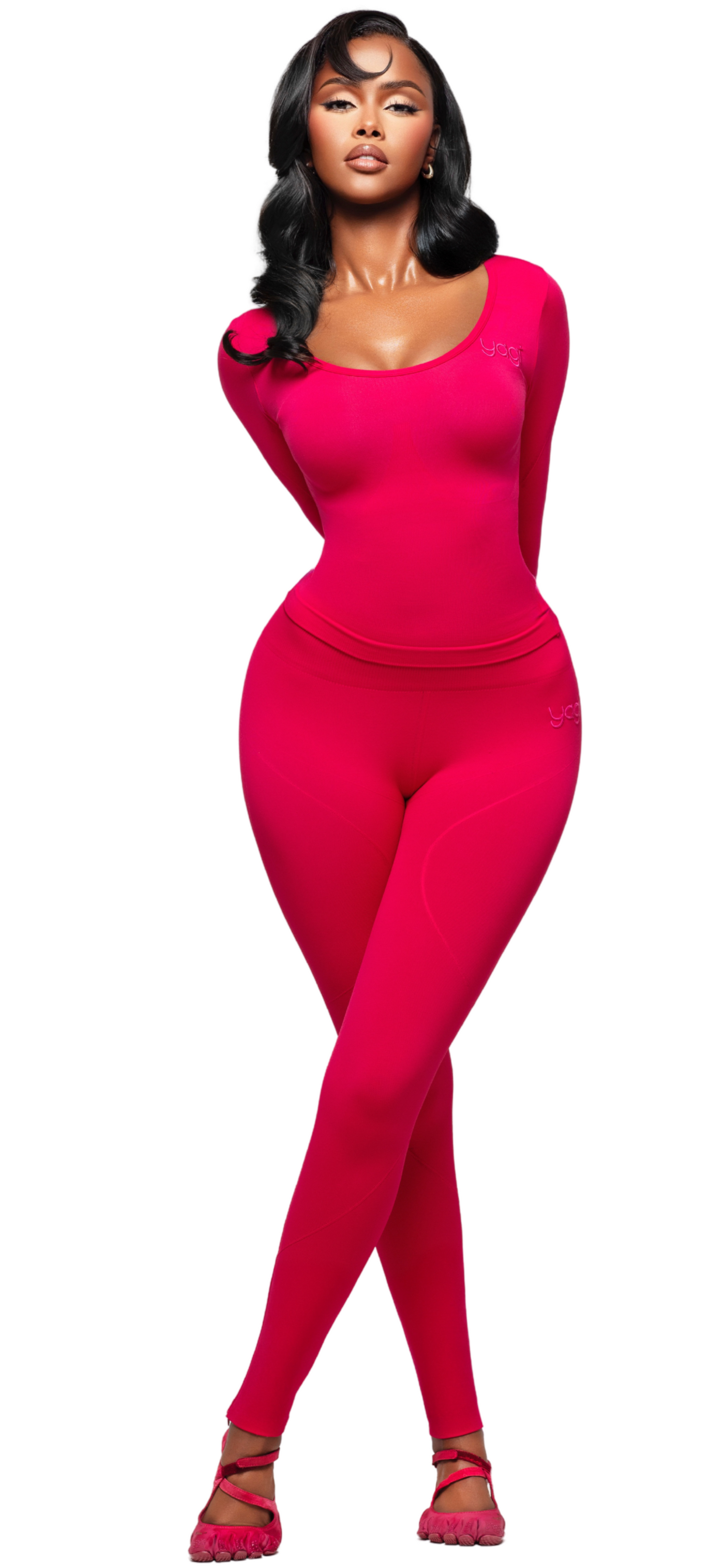 SCULPT BONBON LONG SLEEVE TOP