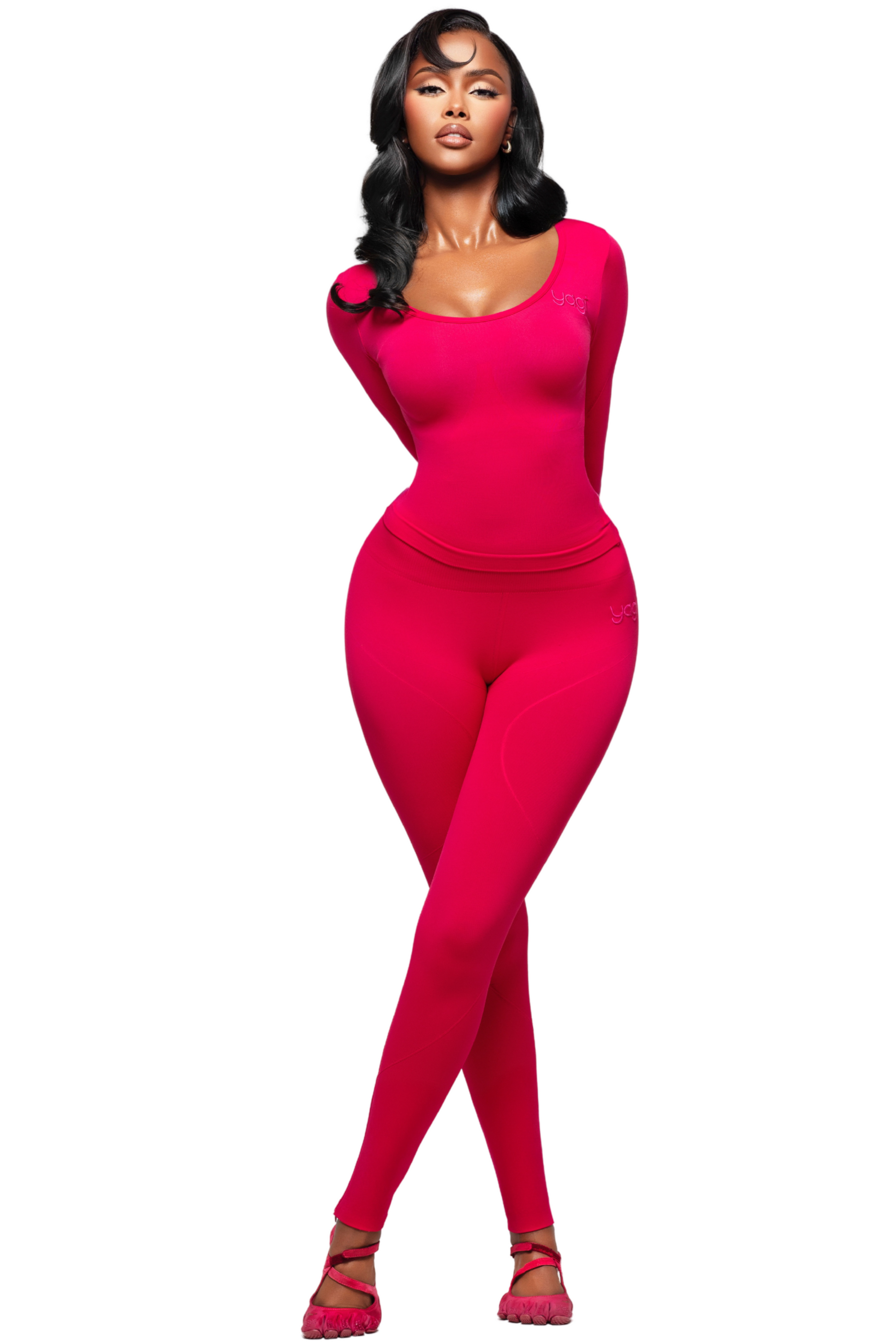 SCULPT BONBON LONG SLEEVE TOP
