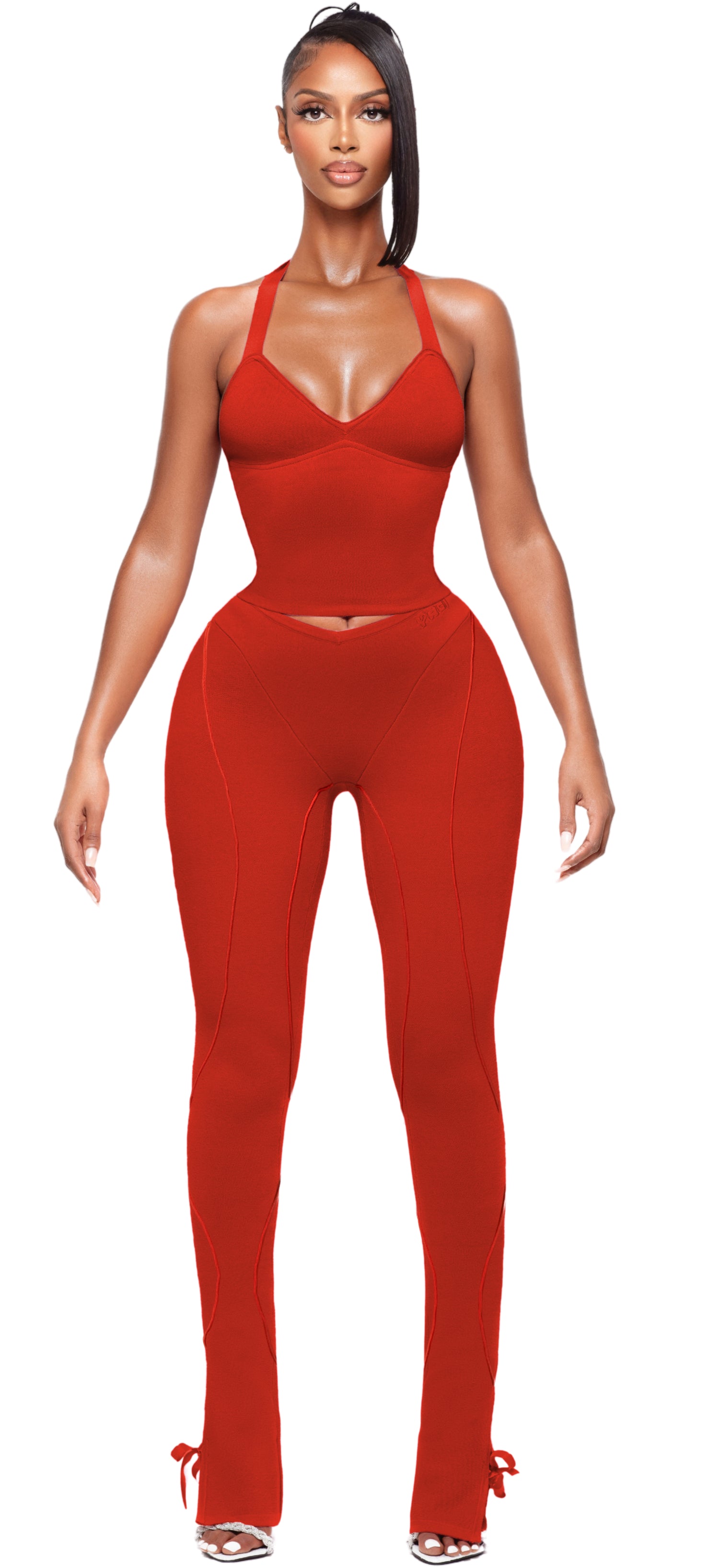 ZURI BARDOT HALTER TOP