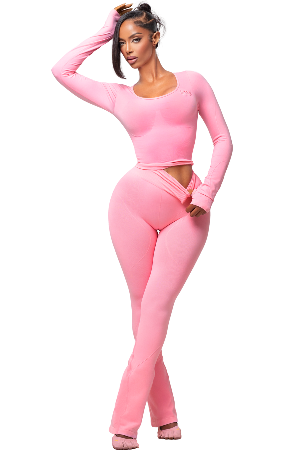 SCULPT BLUSH FLARE LEGGINGS