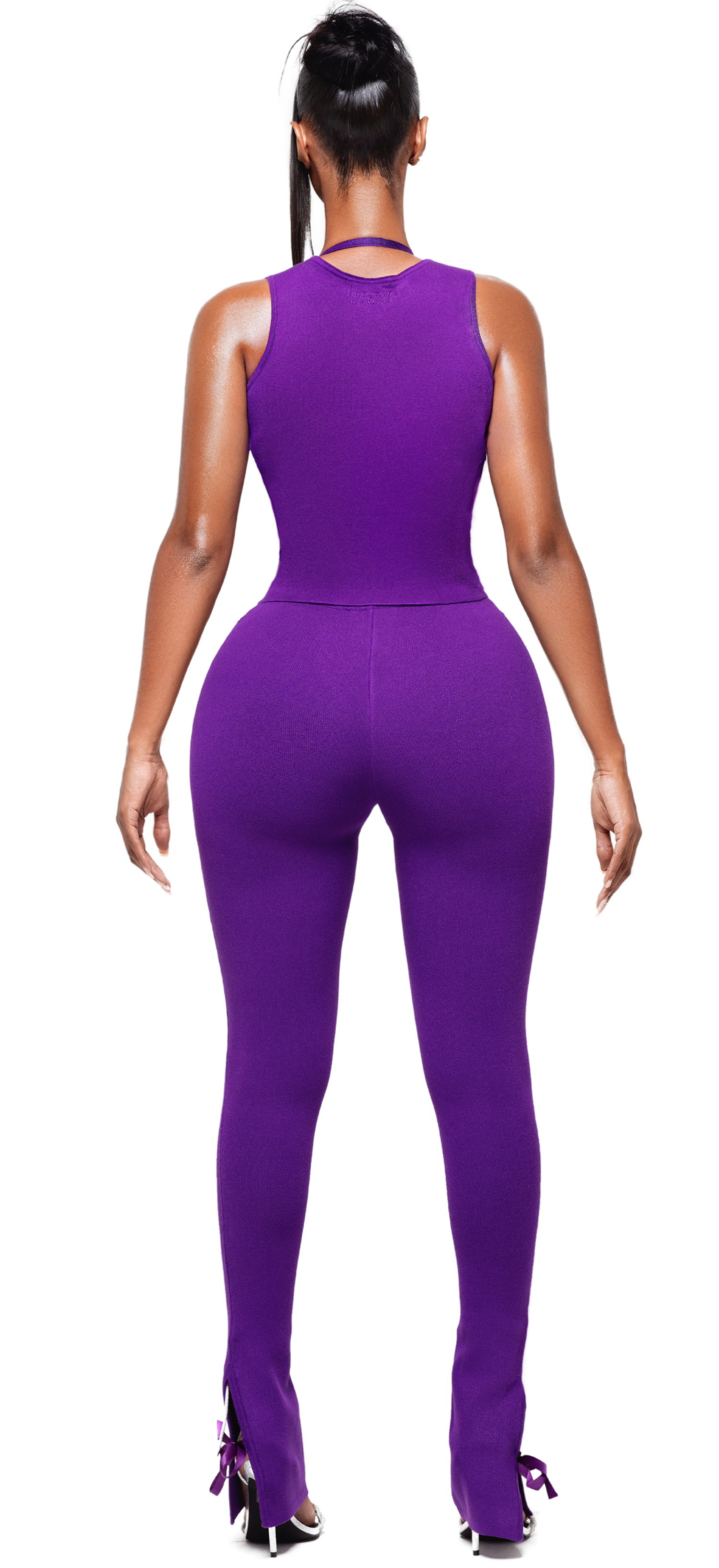 ULTRAVIOLET PLUNGE KNOT TOP
