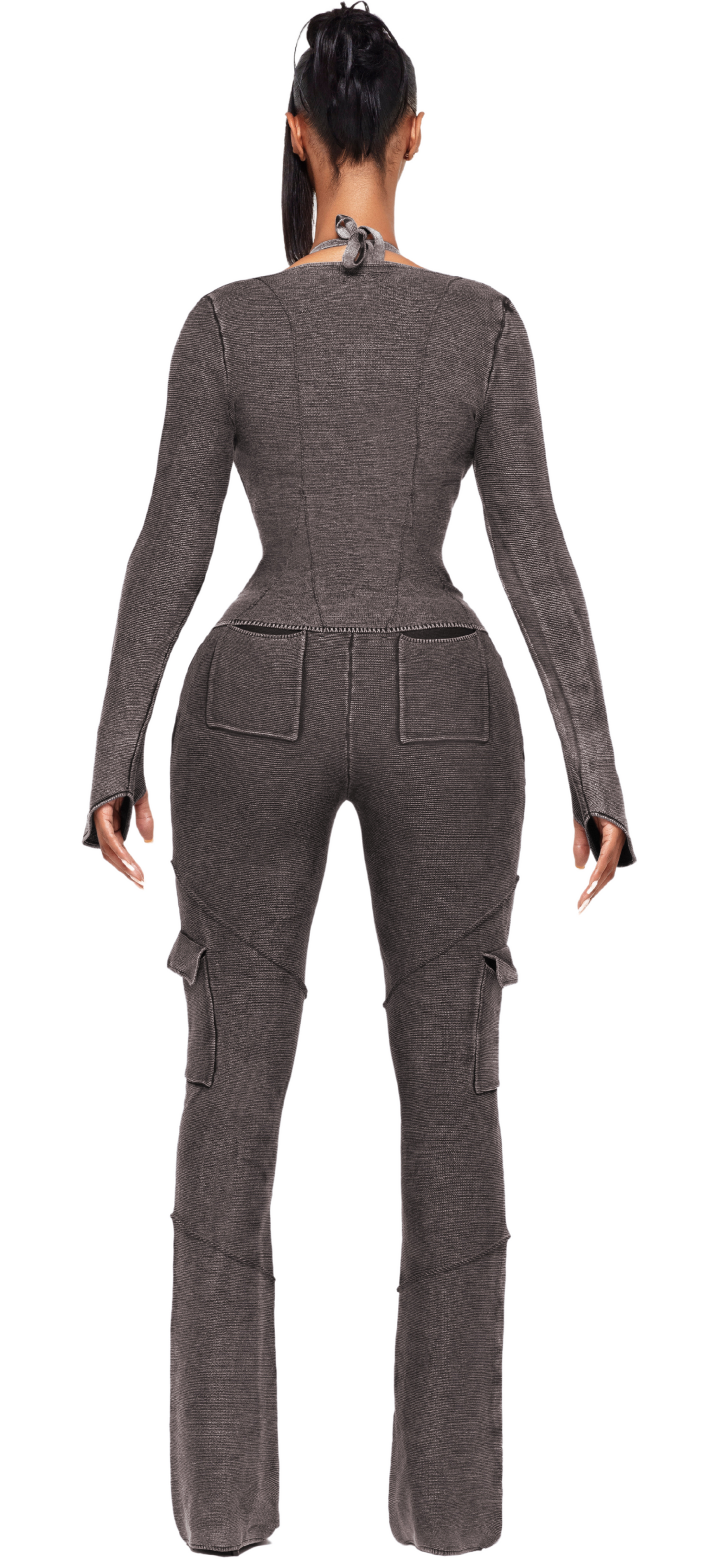 RZR ZIP KNIT LONG SLEEVE TOP