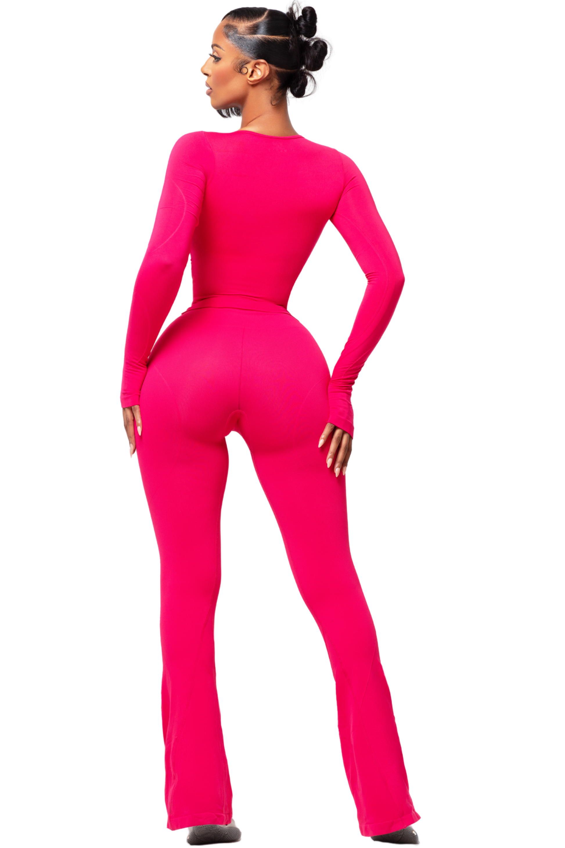 SCULPT BONBON LONG SLEEVE TOP