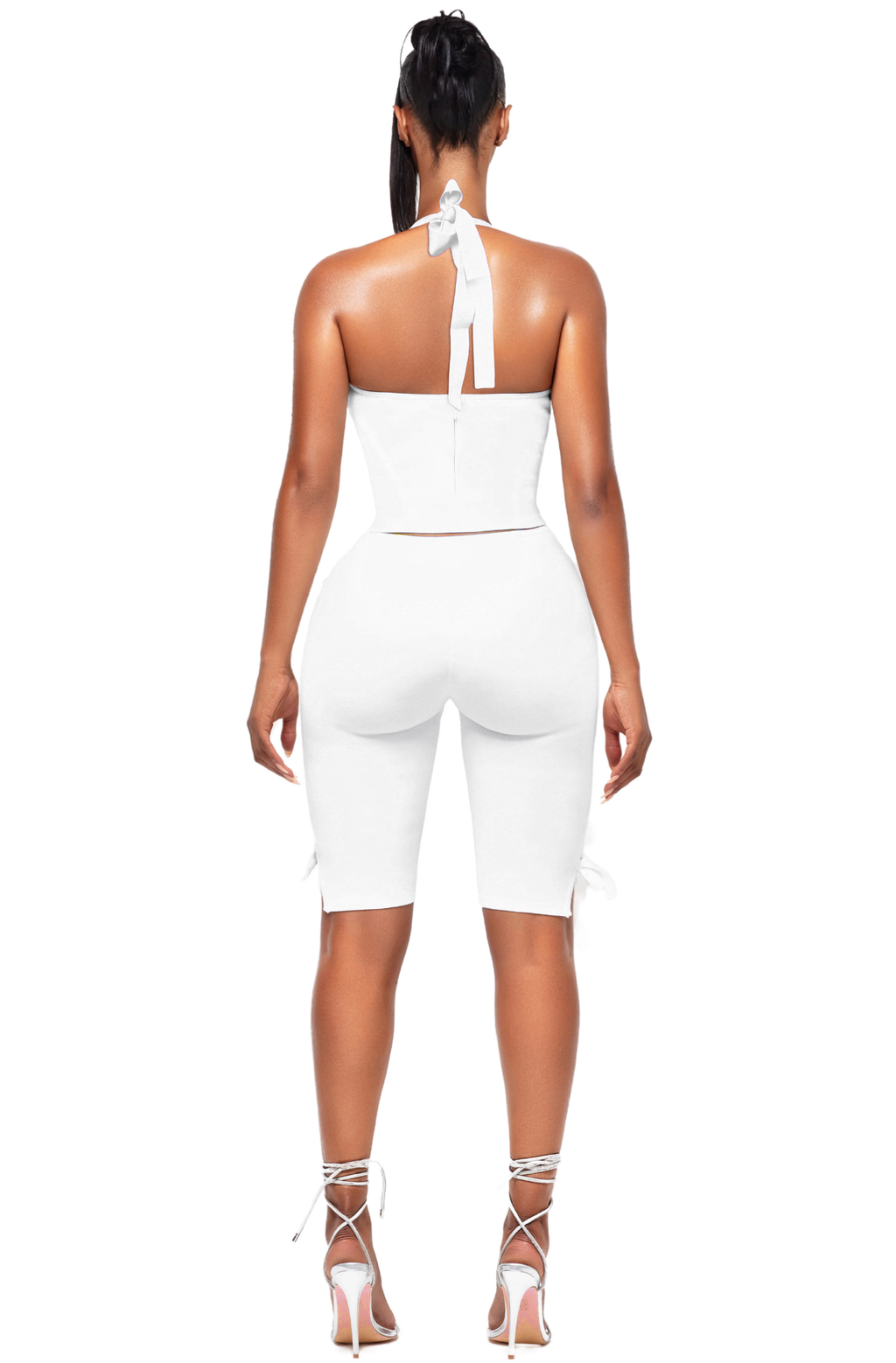 BLANCO BARDOT HALTER TOP