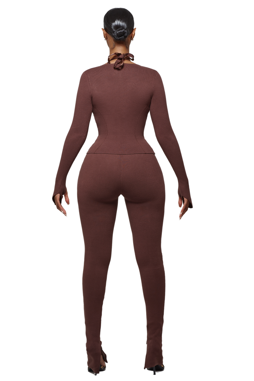 YUZU MOCHA LONG SLEEVE TOP