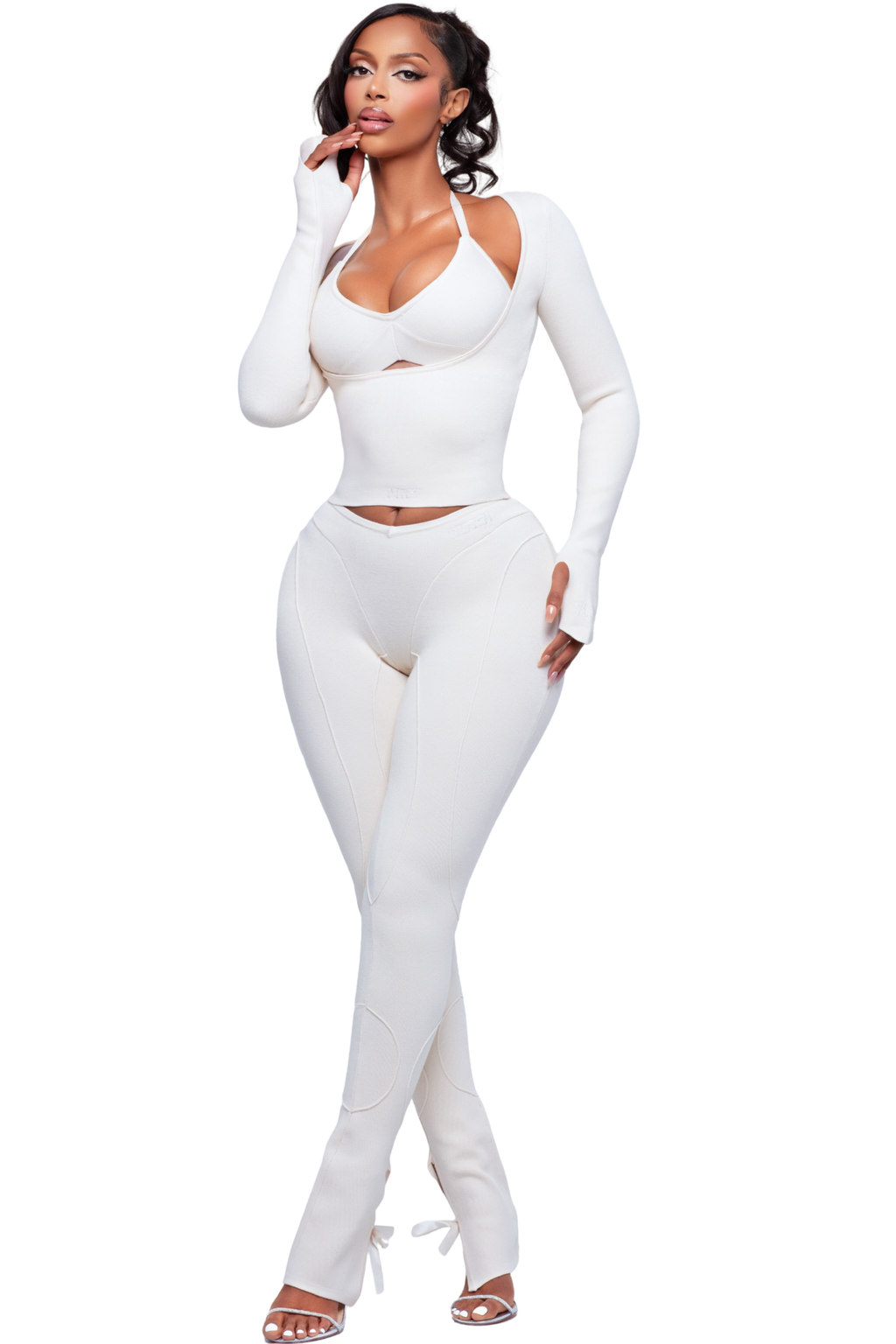 VAOS  BLANCO  LONG  SLEEVE TOP