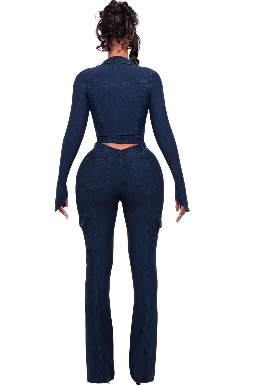 KAOIR NAVY DENIM LEGGINGS