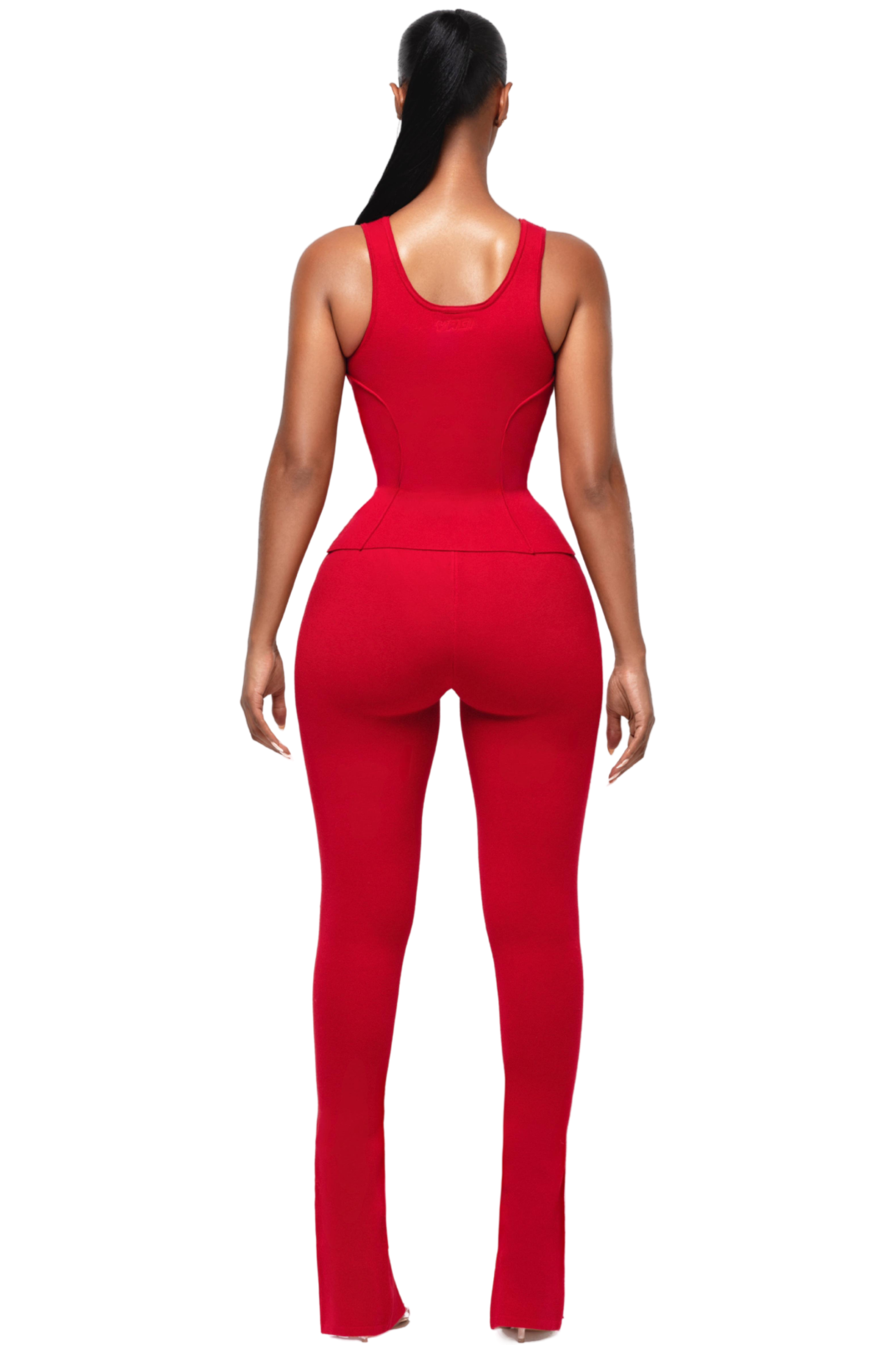 RIOT SLEEVELESS ZIP UP TOP