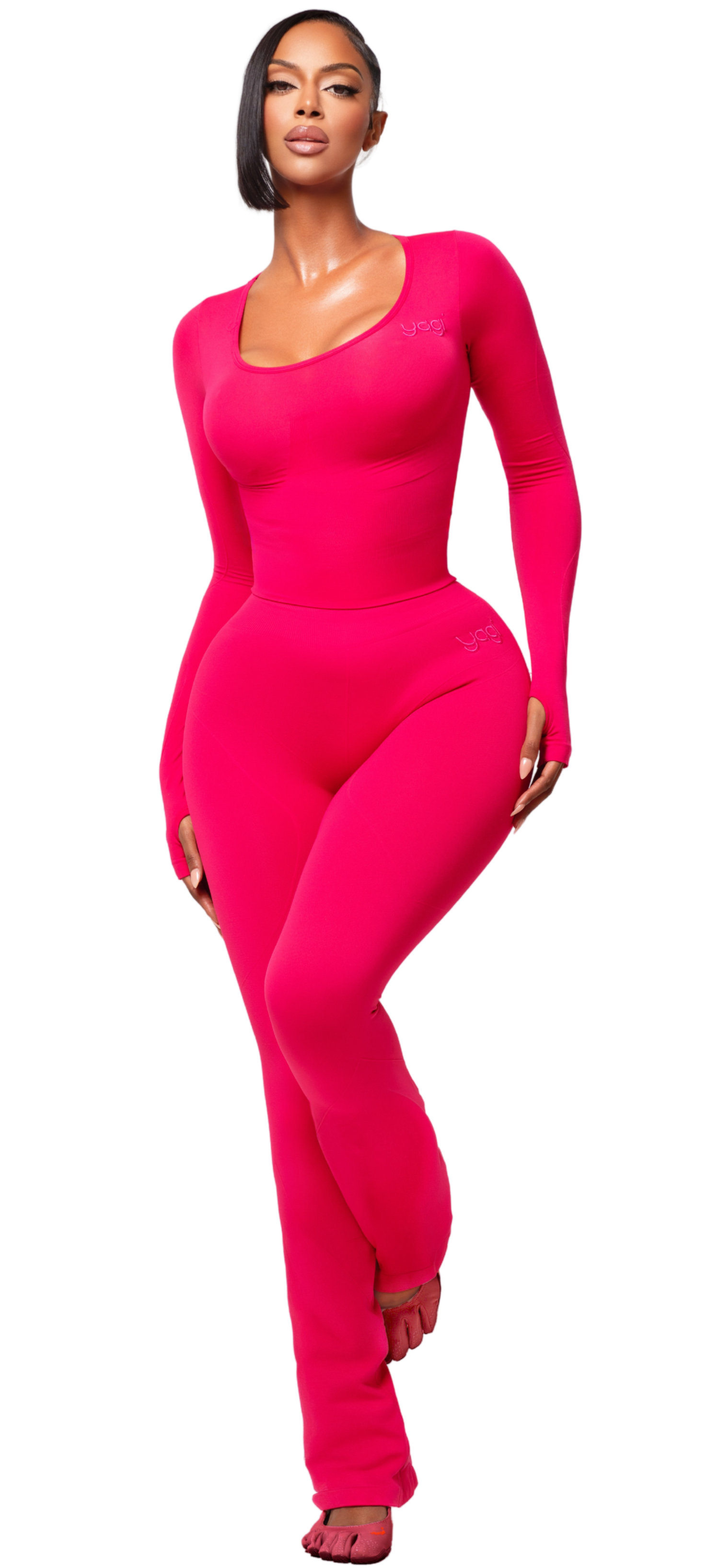 SCULPT BONBON LONG SLEEVE TOP