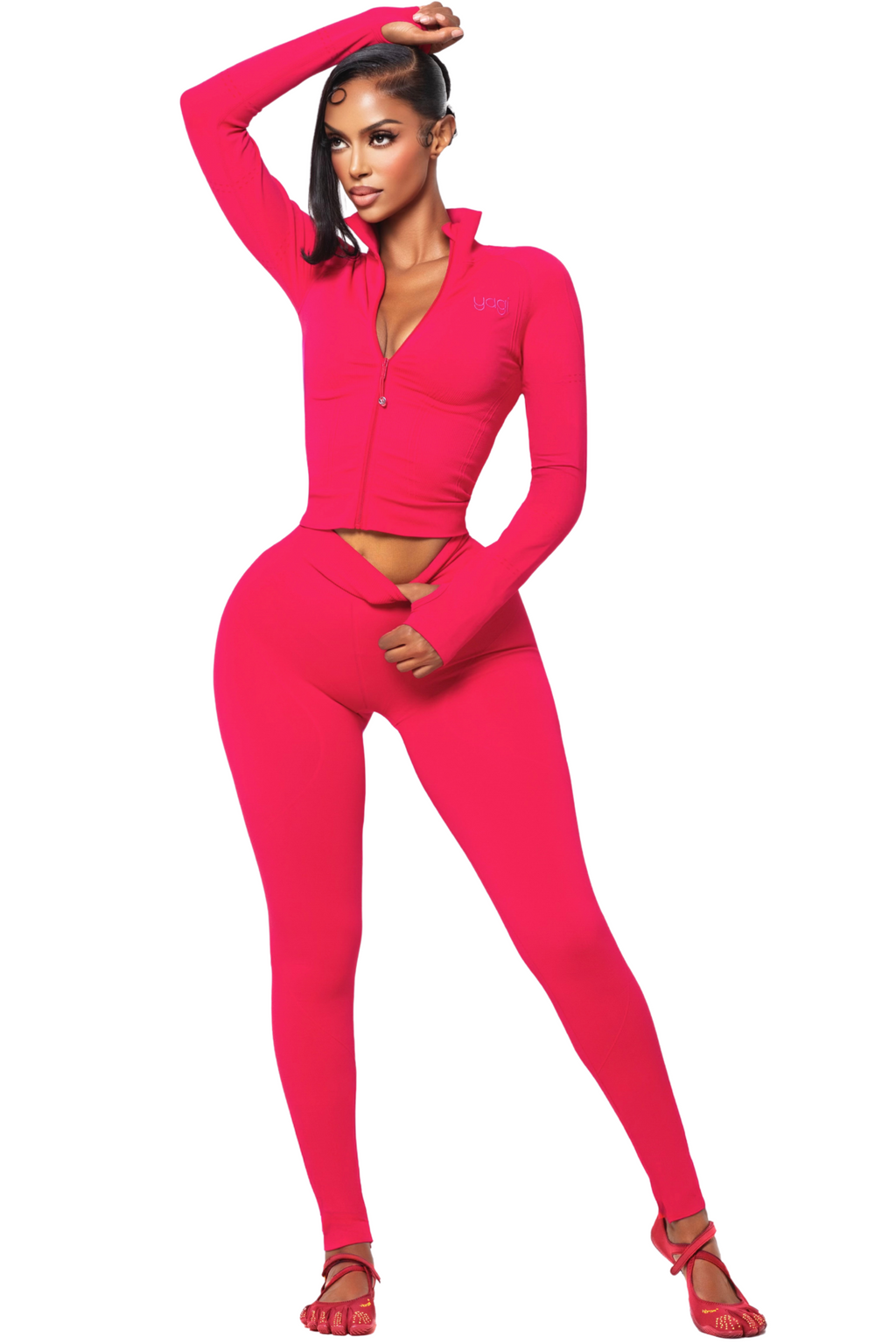 SCULPT BONBON ZIP LEGGINGS
