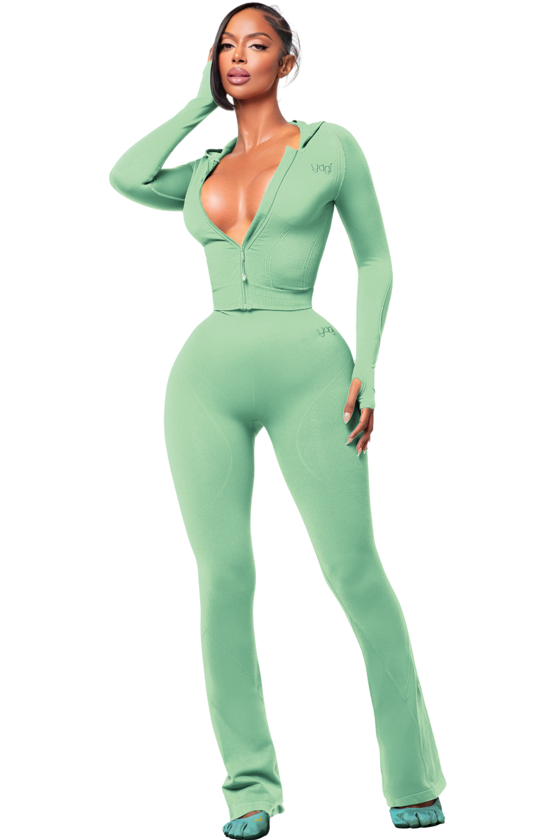 SCULPT MINT FLARE LEGGINGS