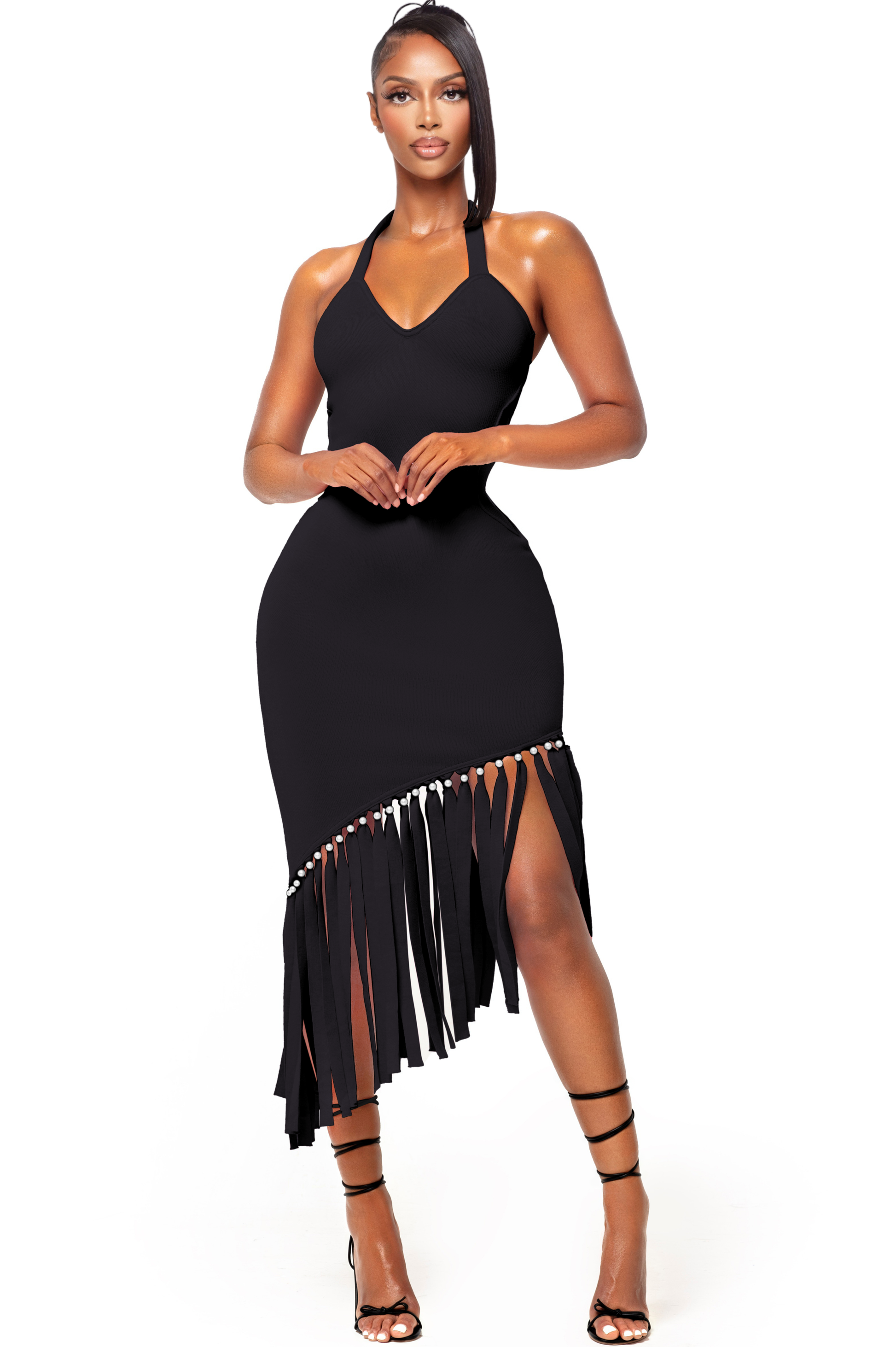 LANI ONYX BARDOT DRESS