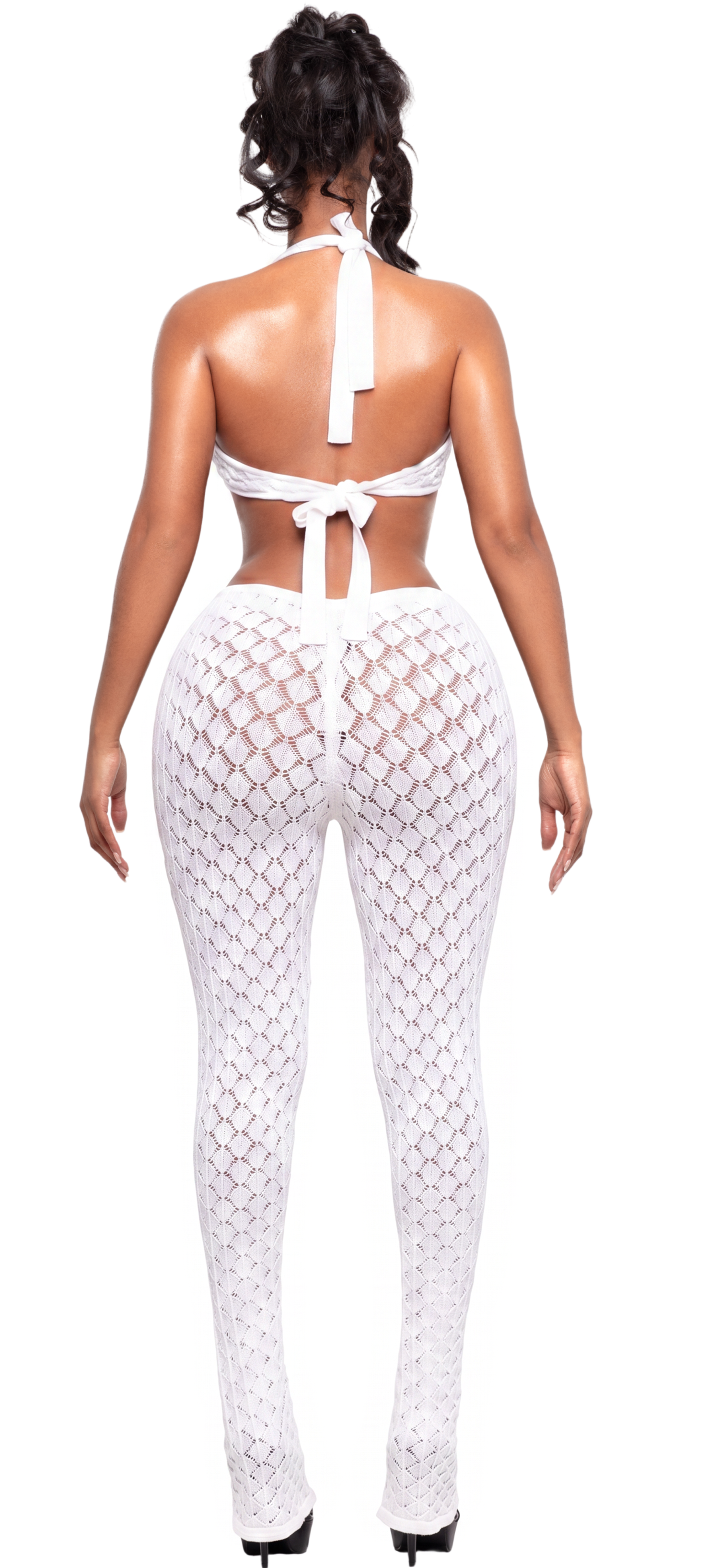 SIENA BLANCO KNIT PLUNGE JUMSPUIT