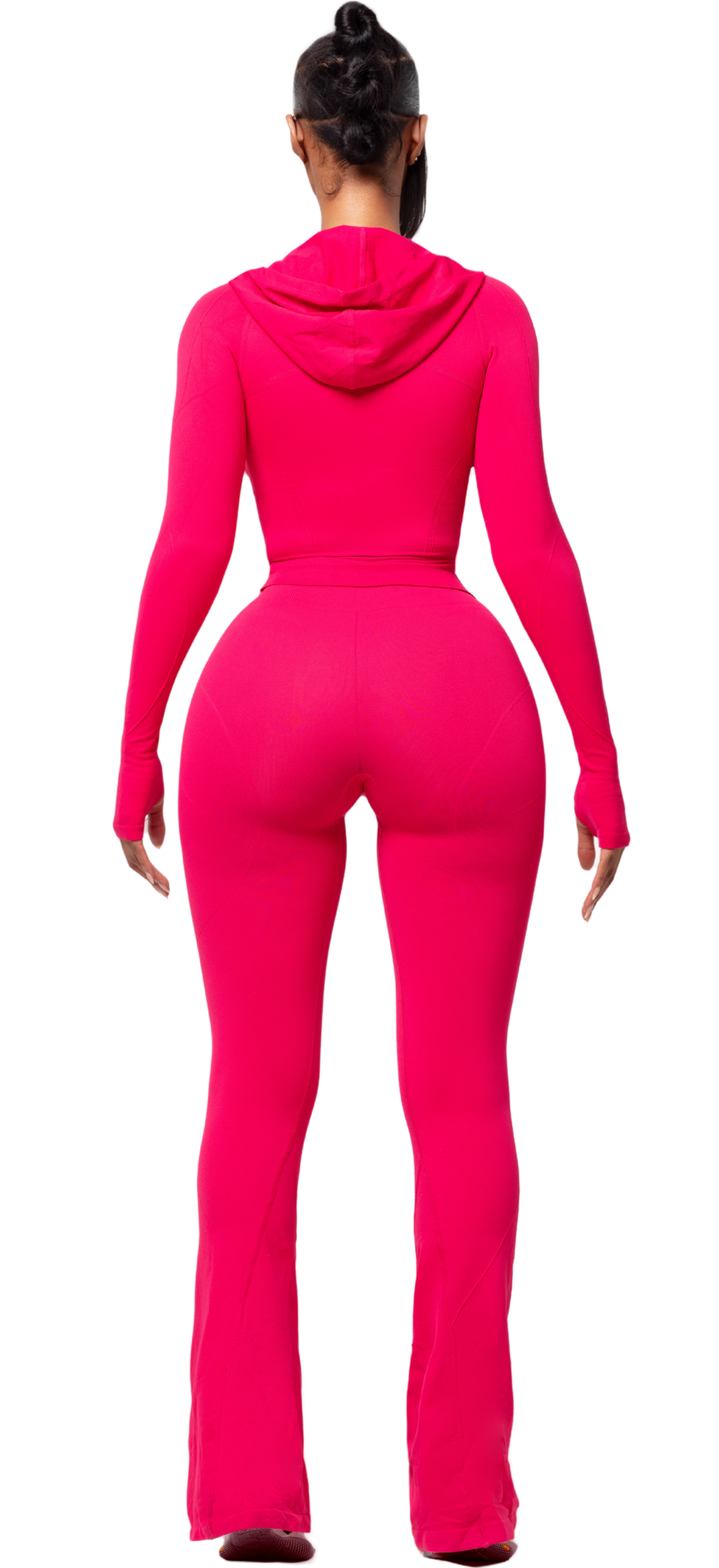 SCULPT BONBON HOODED ZIP UP