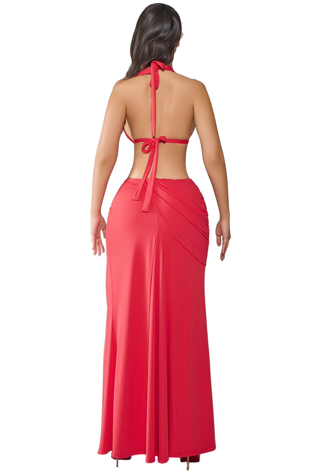 ST BARTH'S RIOT PLUNGE DRESS