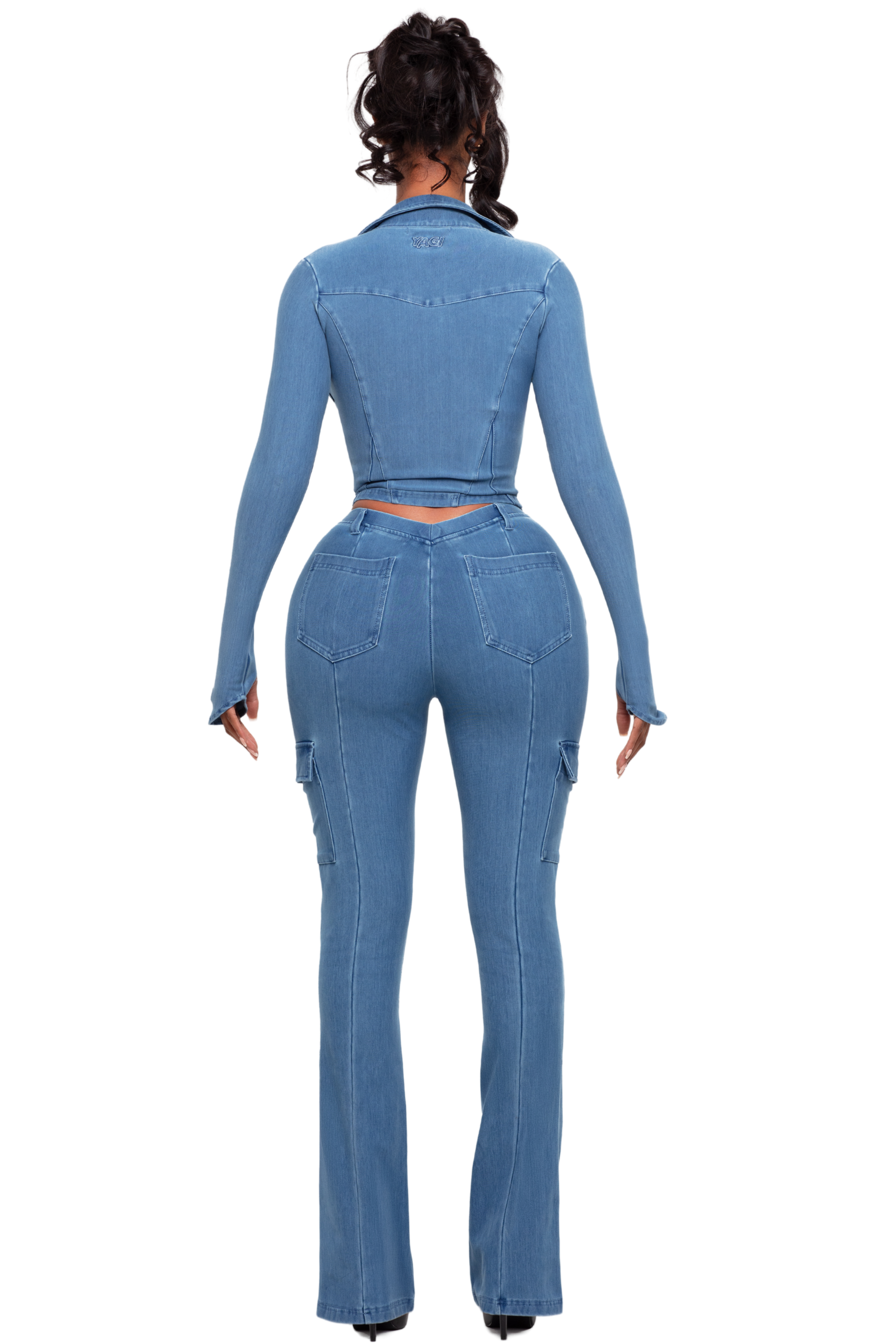 KAOIR AZURE DENIM LEGGINGS