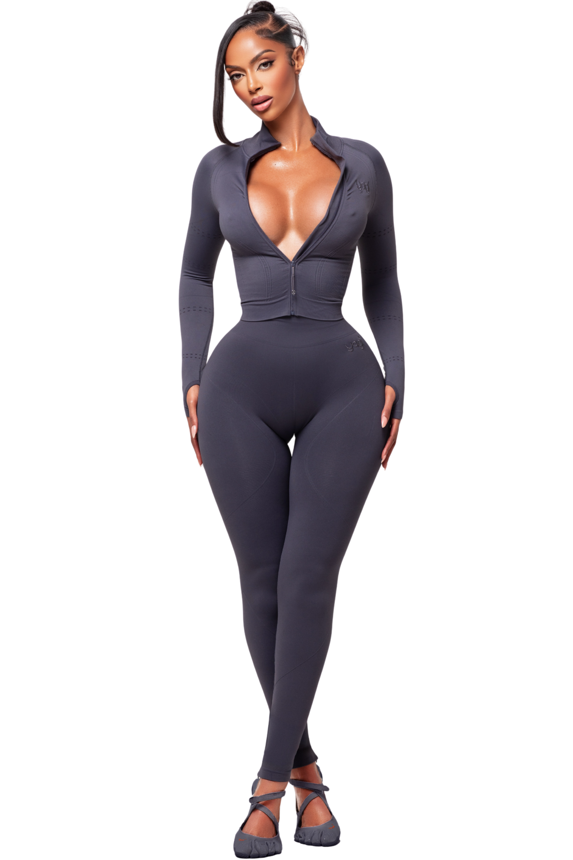 SCULPT KHROME ZIP LEGGINGS