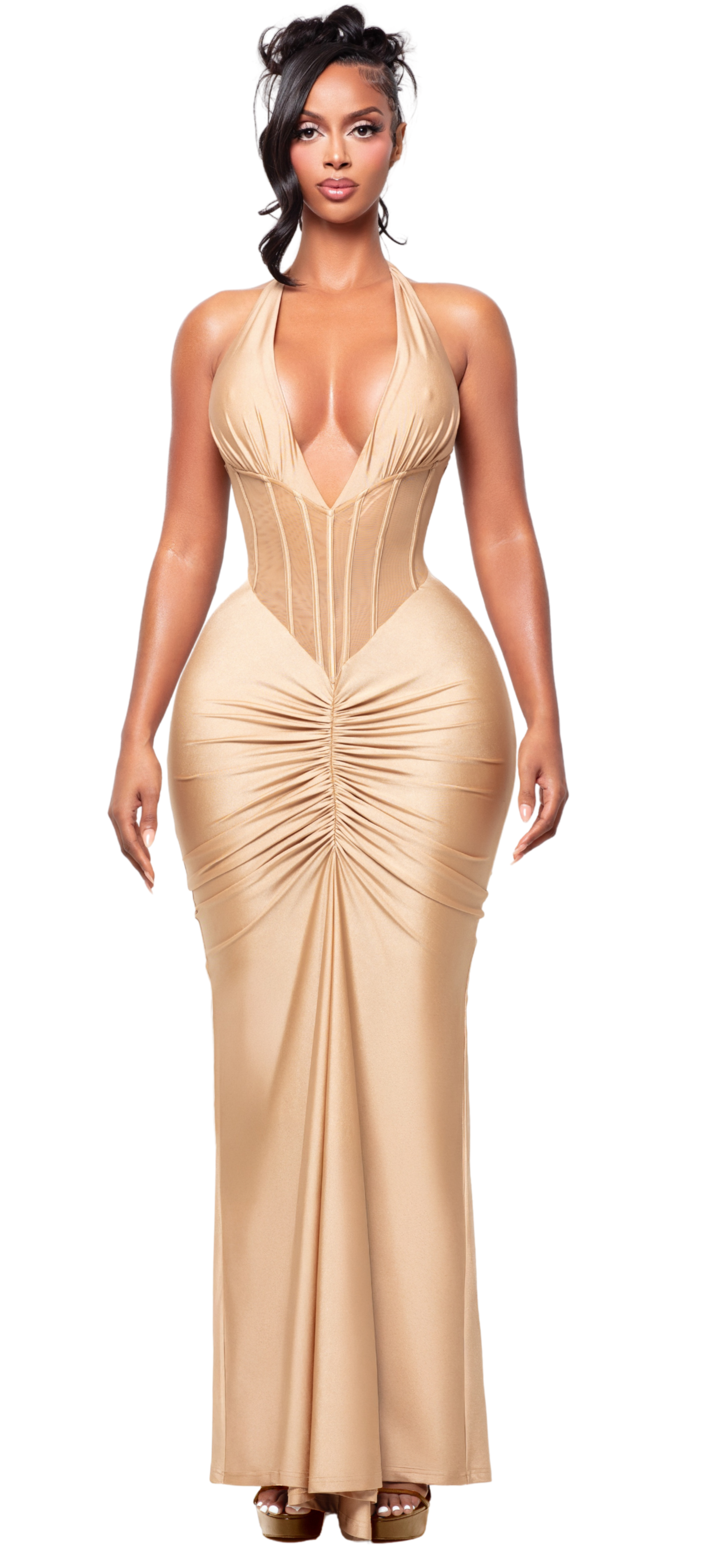 VALENCIA SOLEIL CORSET DRESS