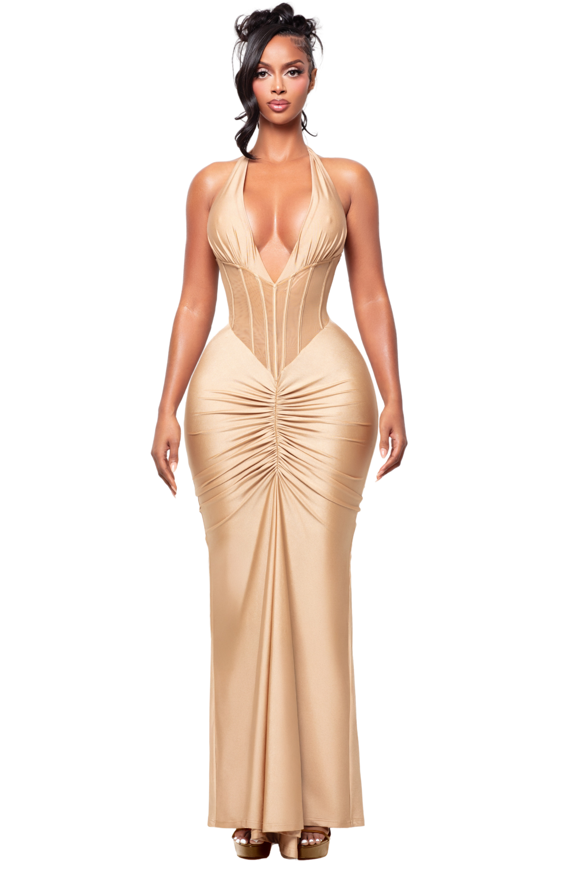 VALENCIA SOLEIL CORSET DRESS