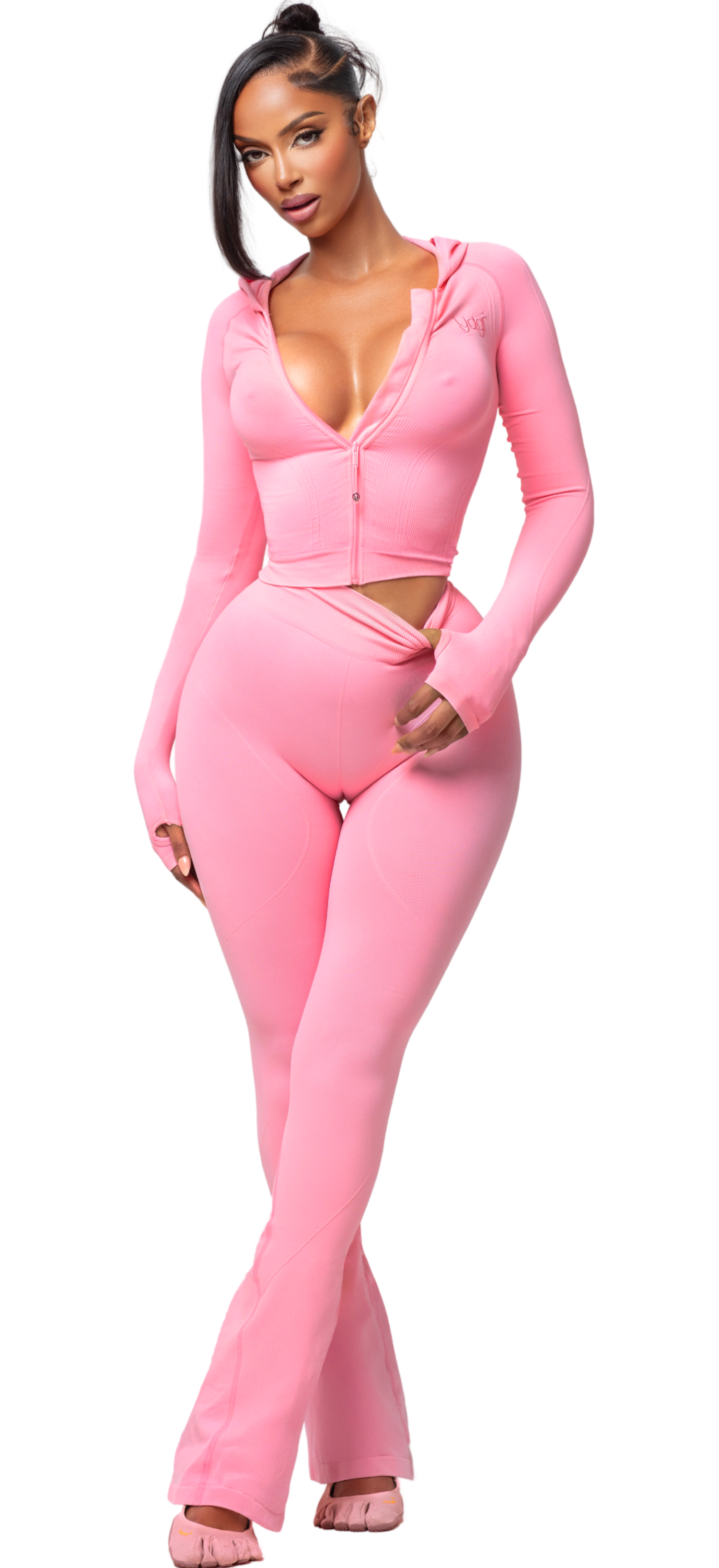 SCULPT BLUSH FLARE LEGGINGS