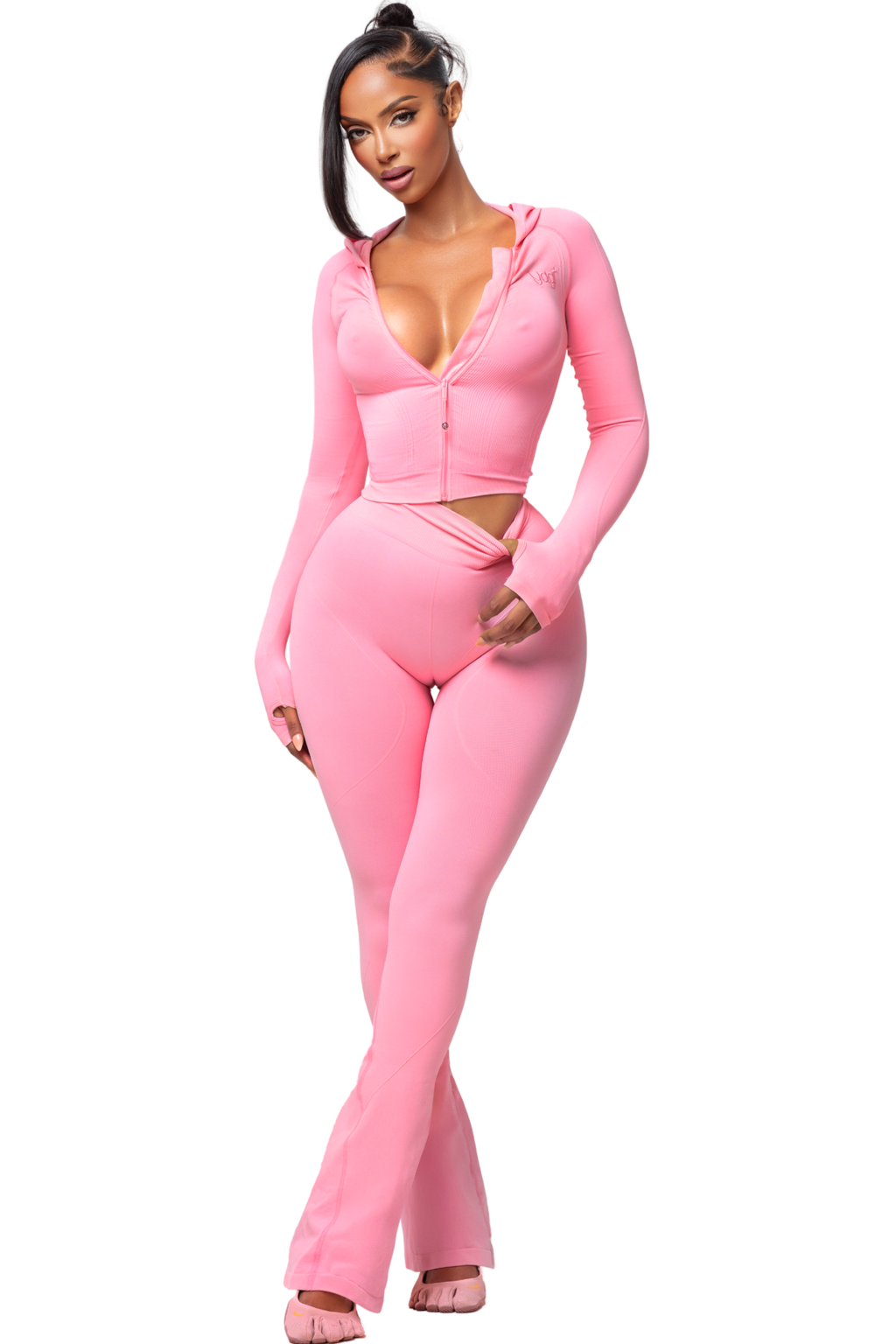 SCULPT BLUSH FLARE LEGGINGS