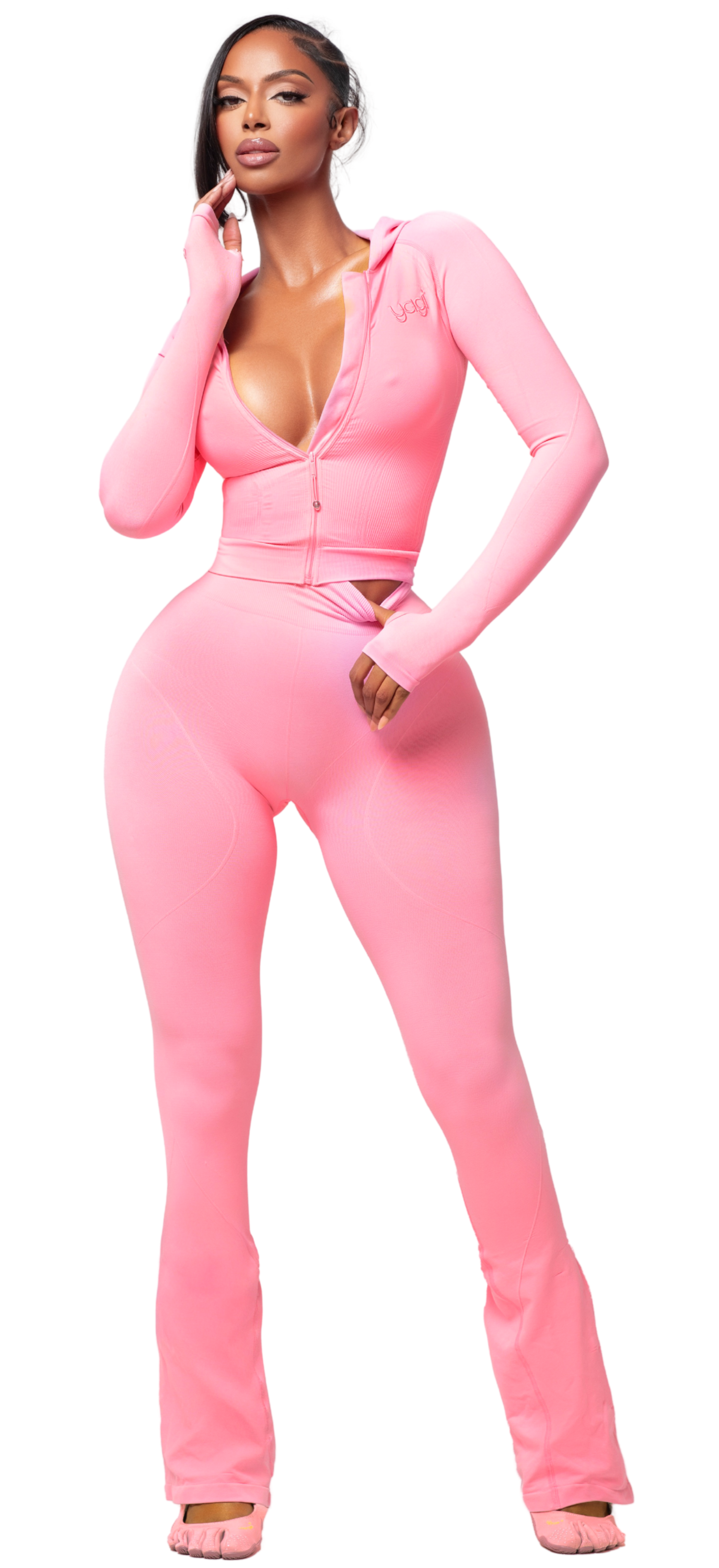 SCULPT BLUSH FLARE LEGGINGS