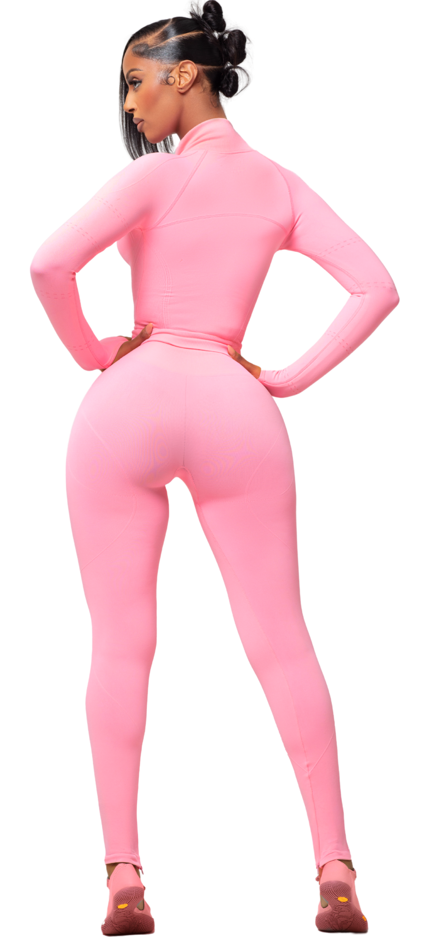 SCULPT BLUSH ZIP UP JACKET