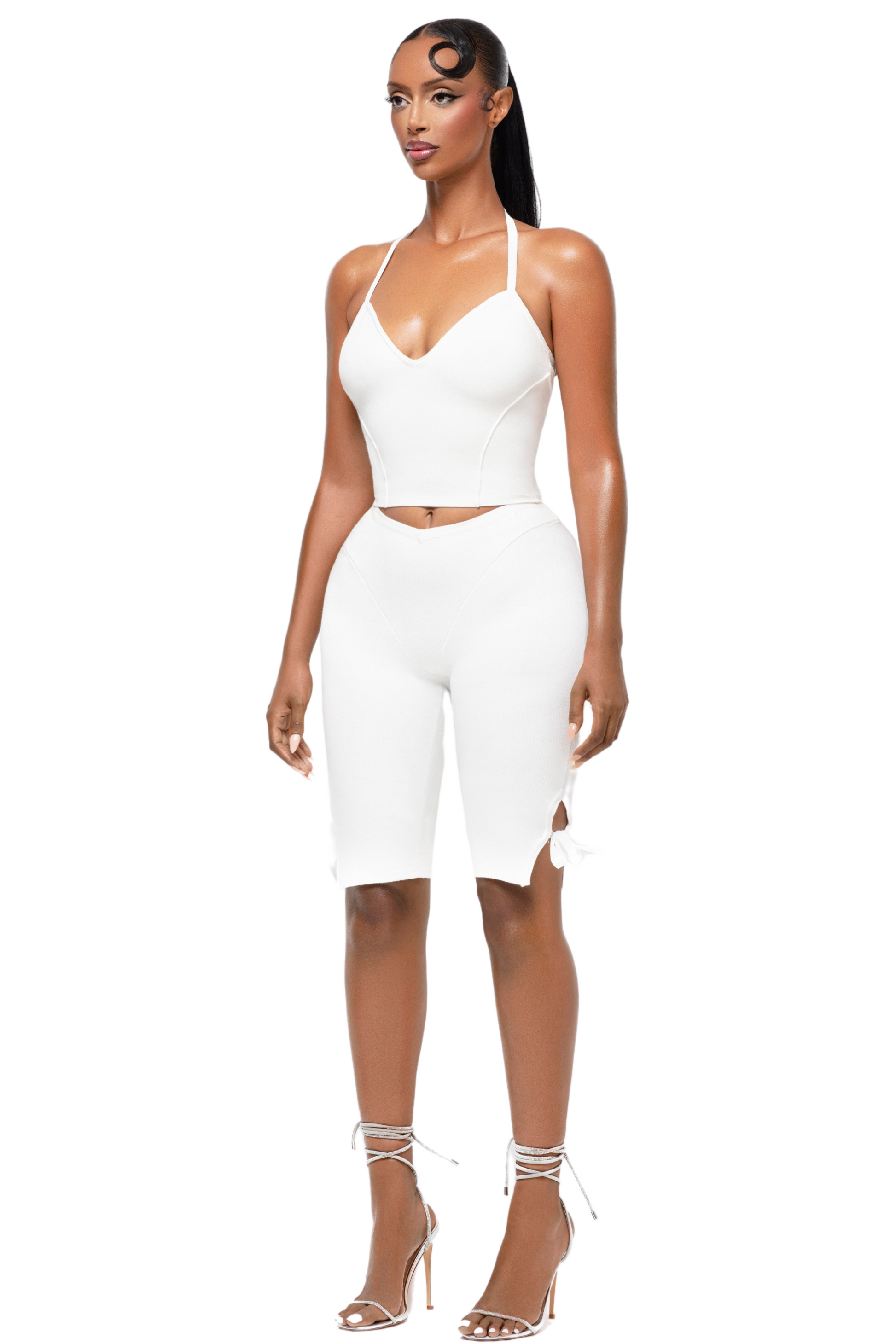 BLANCO MOON BOW CAPRI LEGGINGS