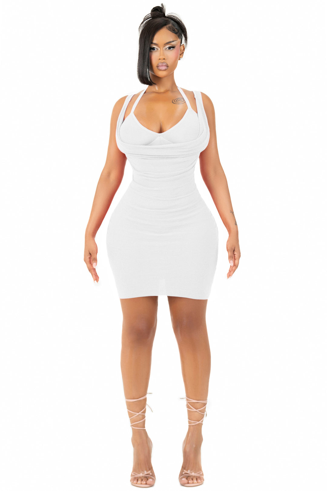 SICILY BLANCO MINI DRESS