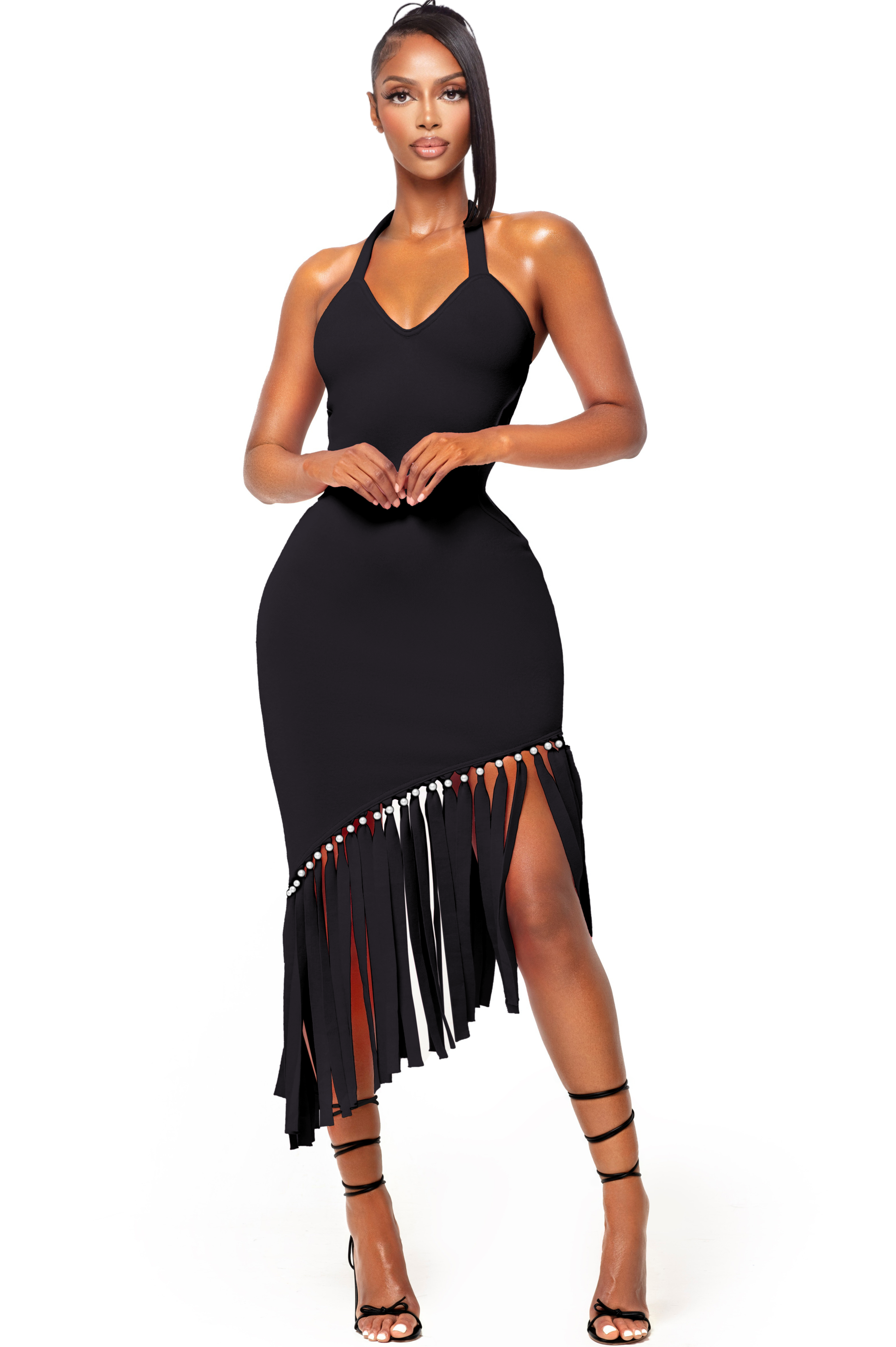 LANI ONYX BARDOT DRESS