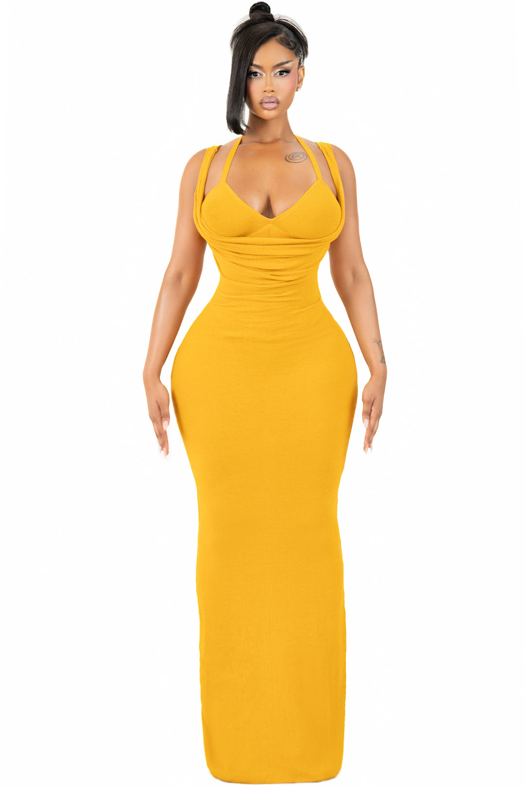 SICILY HONEY MAXI DRESS