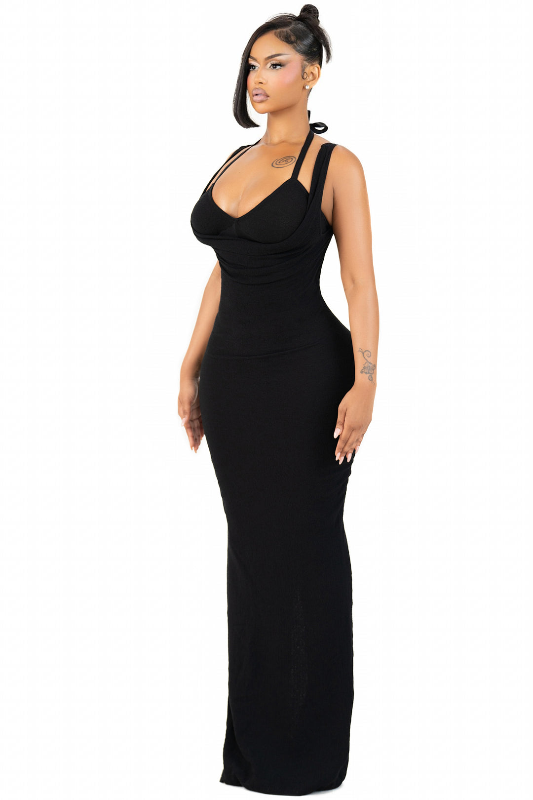 SICILY ONYX MAXI DRESS