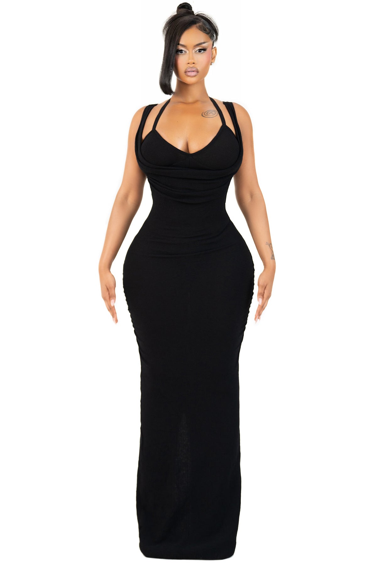 SICILY ONYX MAXI DRESS