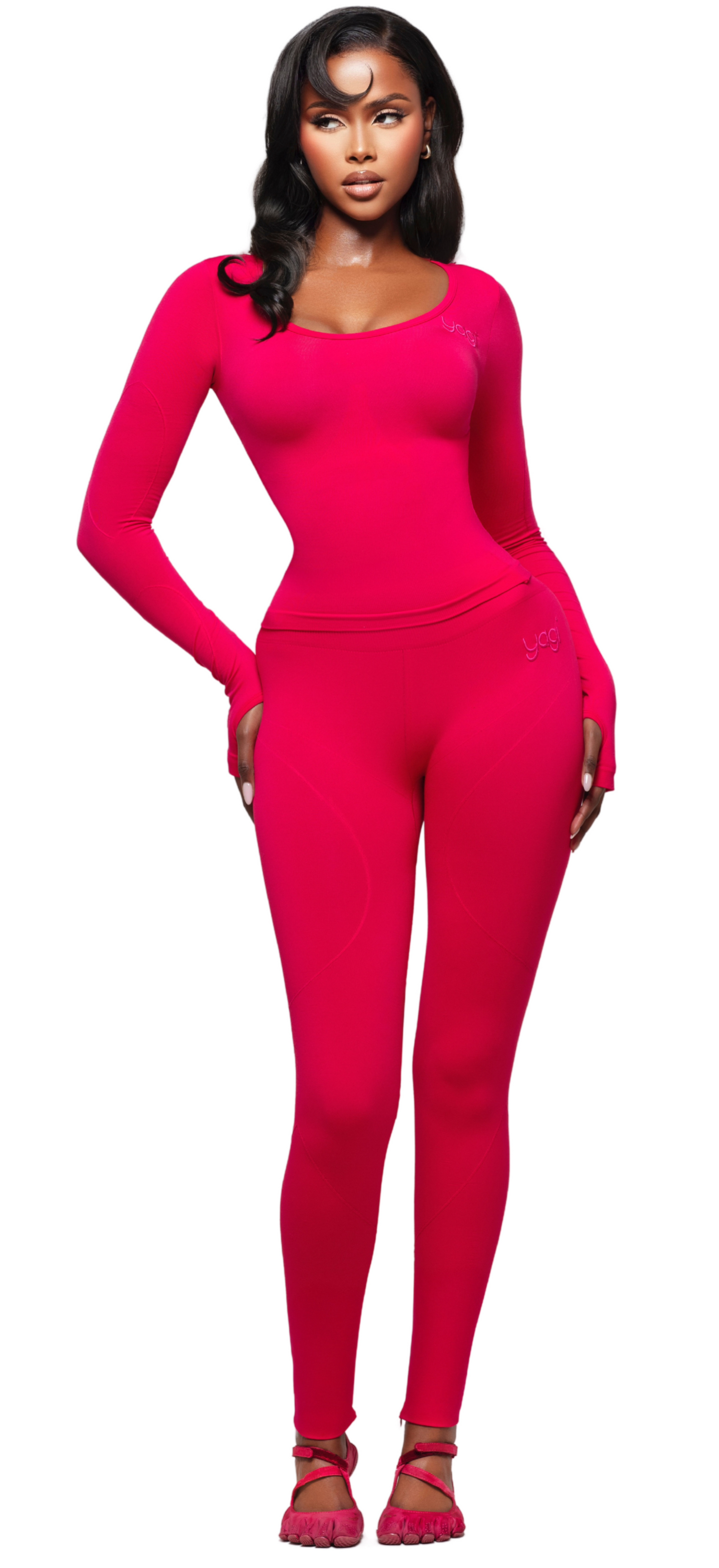 SCULPT BONBON LONG SLEEVE TOP