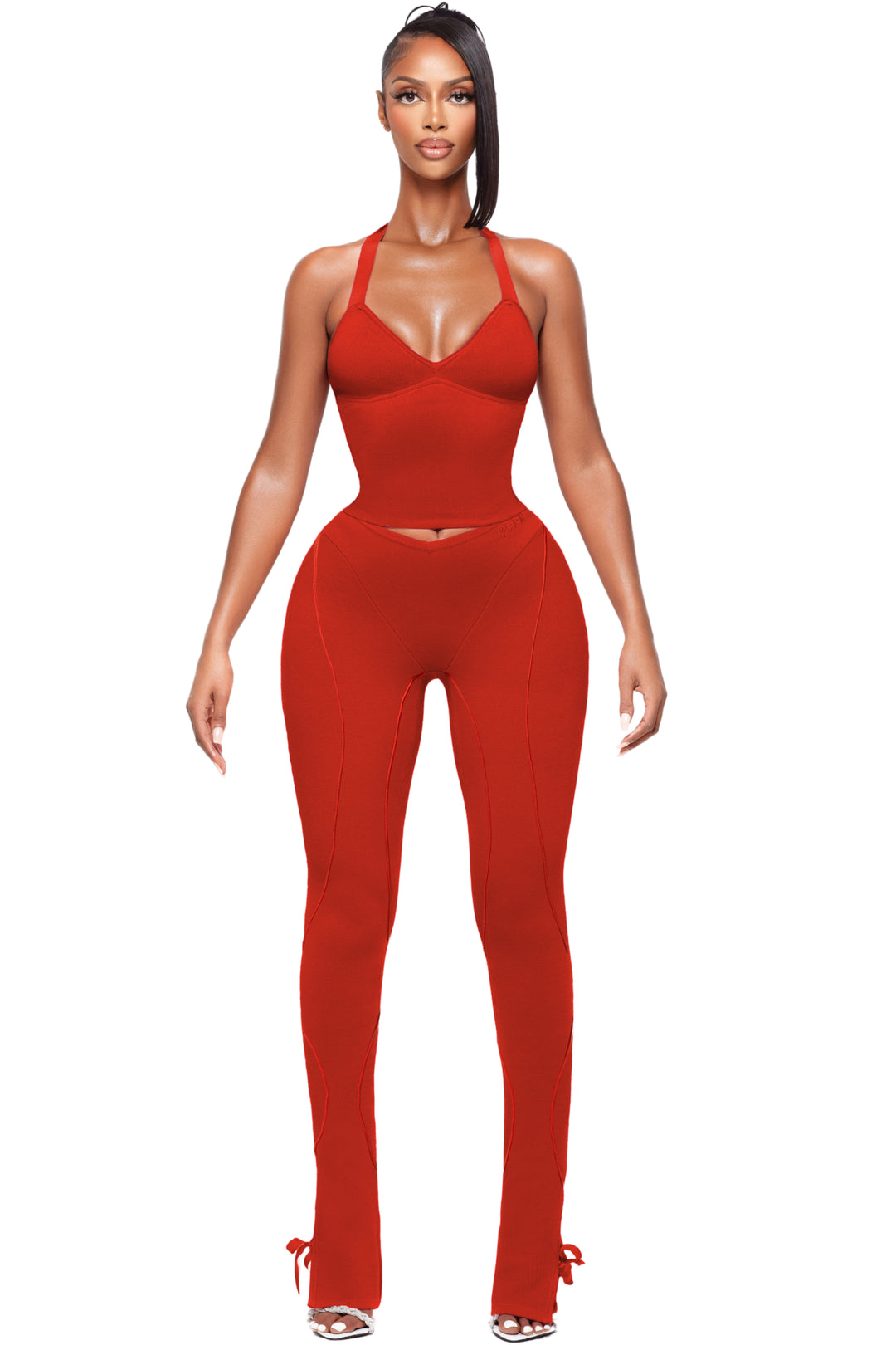 ZURI BARDOT HALTER TOP
