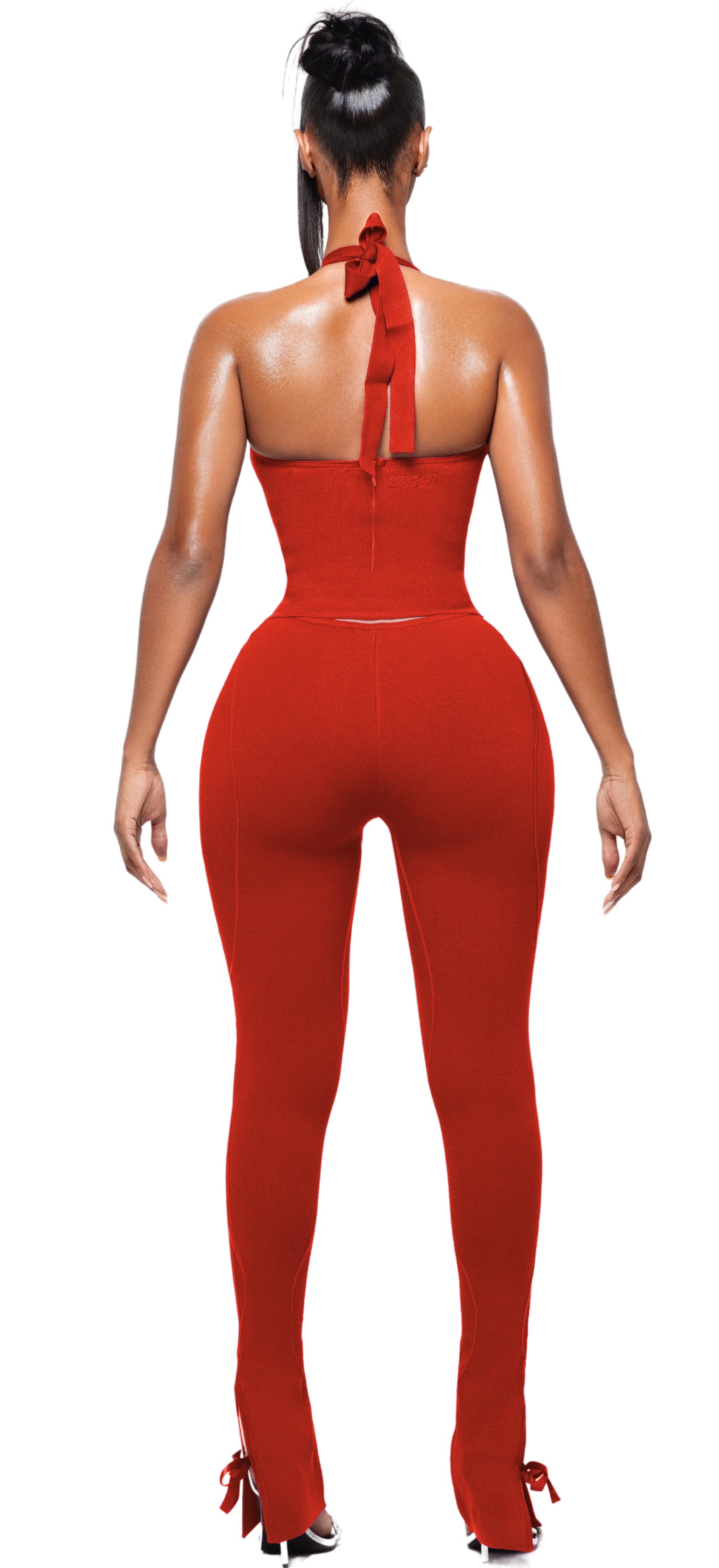 ZURI BARDOT HALTER TOP